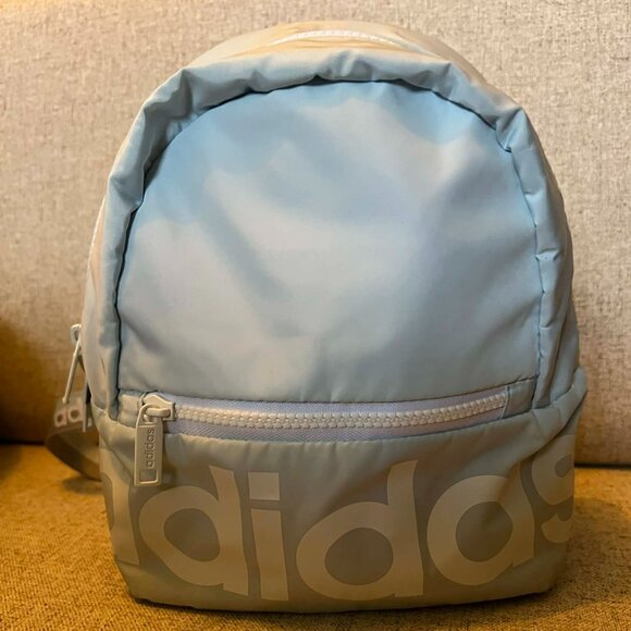Adidas Linear Mini Backpack Sky Blue - Picture 13 of 13